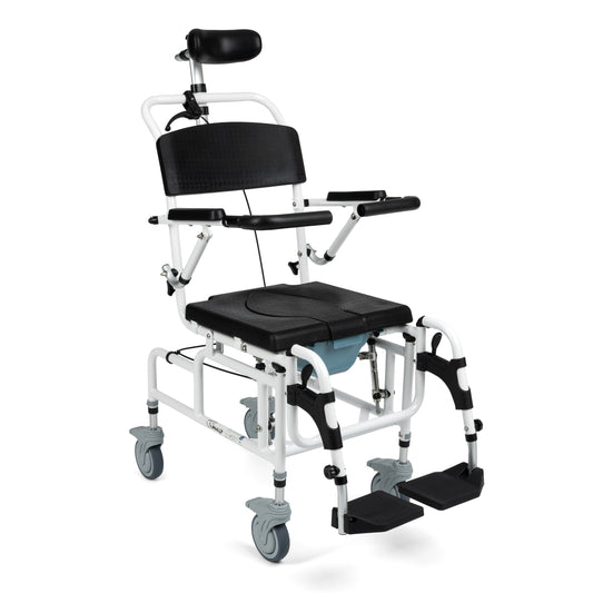 MASTER-TIM PLUS - In hoogte verstelbare douche en toilet transport stoel