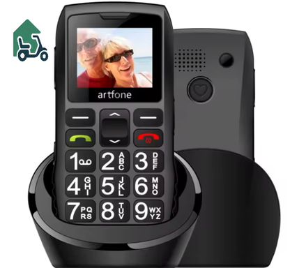 Senioren telefoon met SOS-knop