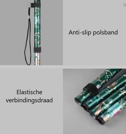 Mobielvitaal Premium wandelstok met print | Verschillende kleuren