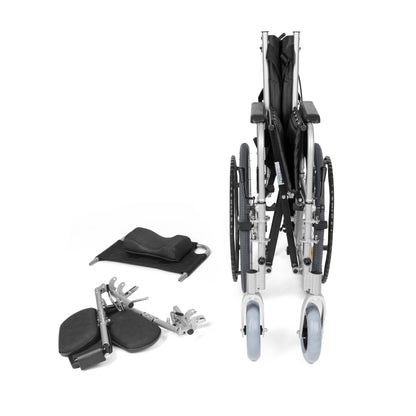 Stable-TIM: Comfortabele Lichtgewicht Rolstoel met Hoofd- en Rugondersteuning