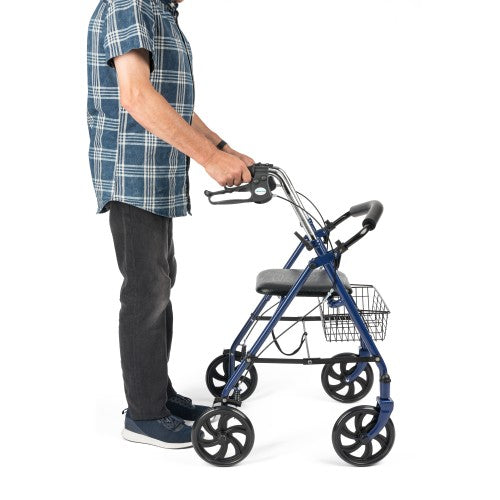 STELLA - stalen 4-wieler rollator