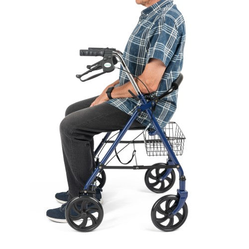 STELLA - stalen 4-wieler rollator