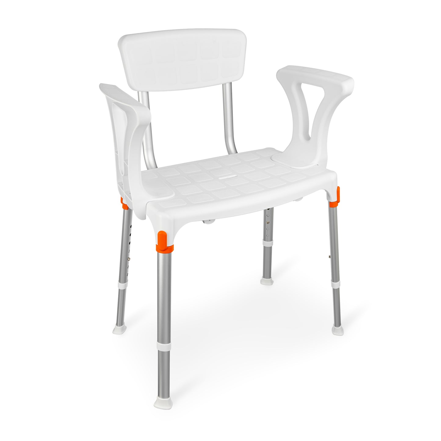 Douche stoel met rugsteun en armsteunen | 3 in 1