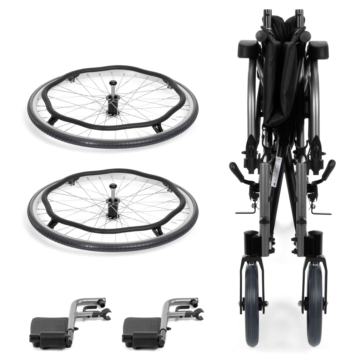 SIMPLE-TIM Aluminium Rolstoel – Comfortabel en Veilig voor Senioren